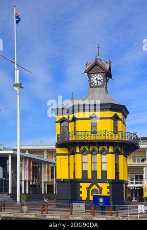 Clock Tower, Victoria und Alfred Waterfront, touristisches Zentrum, Kapstadt, West Kap, Western Cape, Suedafrika, Afrika Stockfoto