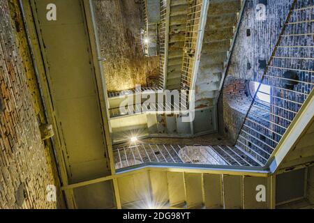 Torre Guinici Innenraum, Lucca, Italien Stockfoto