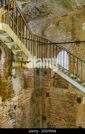 Torre Guinici Innenraum, Lucca, Italien Stockfoto