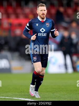 Datei Foto vom 06-12-2020 von Ross County's Michael Gardyne. Stockfoto