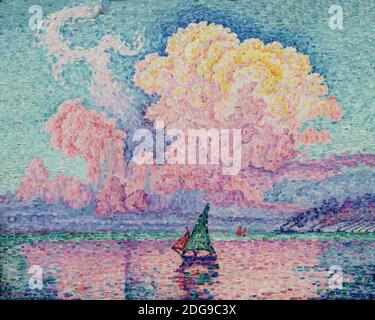 Antibes, The Pink Cloud, Paul Signac, 1916, Stockfoto