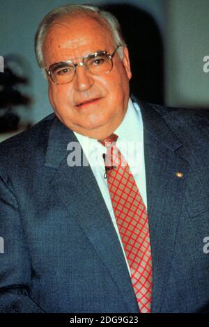 Porträt des Bundeskanzlers HELMUT KOHL, 1998. Porträt des Bundeskanzlers HELMUT KOHL, 1998. Stockfoto