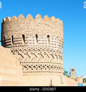 Im iran Das alte Schloss Stockfoto