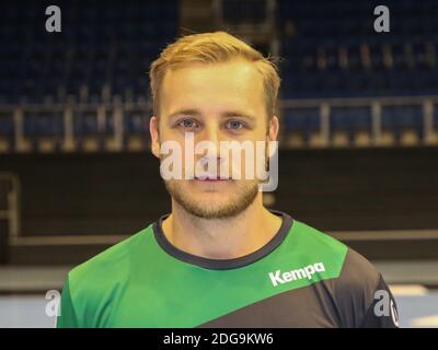 Schwedischer Handballspieler daniel pettersson SC Magdeburg Saison 2018/2019 National Spieler Schweden Stockfoto