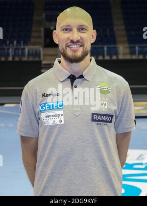 Assistenztrainer Yves Grafenhorst SC Magdeburg Stockfoto