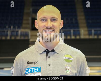 Assistenztrainer Yves Grafenhorst SC Magdeburg Stockfoto