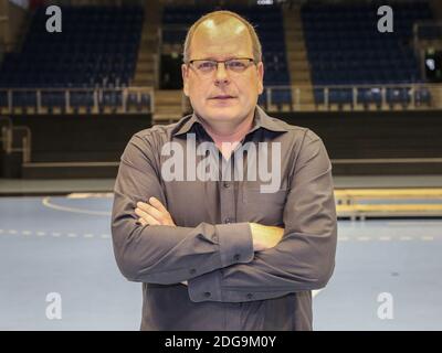 Marc-Henrik Schmedt Geschäftsführer SC Magdeburg DHB HBL DKB Handball Bundesliga-Saison 2018-19 Stockfoto