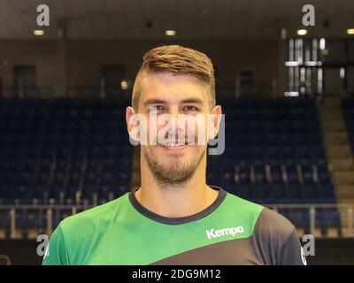 Der polnische Handballspieler Piotr Chrapkowski vom SC Magdeburg DHB DKB Handball Bundesliga Saison 2018/19 Stockfoto