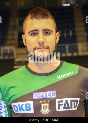 Juan de la Pena Morales SC Magdeburg Stockfoto