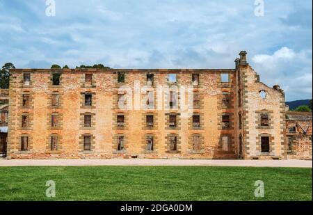 Die Strafanstalt Gebäude in Port Arthur in Tasmanien, Australien Stockfoto