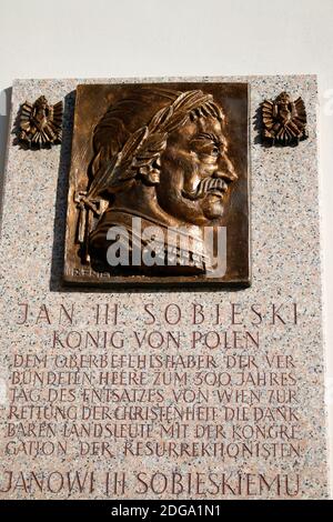 Johann III Sobieski-Relief, Wien, Österreich/ Wien, Österreich (nur für redaktionelle Verwendung. Keine Werbung. Referenzdatenbank: http://www.360-b Stockfoto