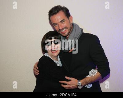 Sängerin Mireille Mathieu und Moderator Florian Silbereisen Stockfoto