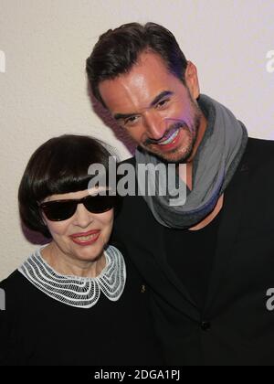 Sängerin Mireille Mathieu und Moderator Florian Silbereisen Stockfoto