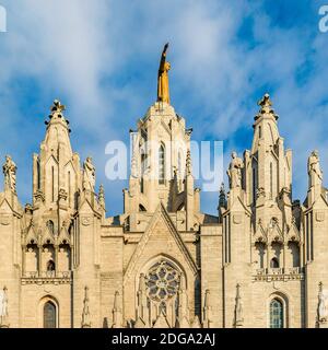 Tempel Des Heiligen Herzens Jesus, Barcelona, Spanien Stockfoto