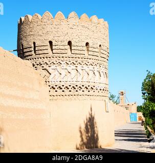 Im iran Das alte Schloss Stockfoto