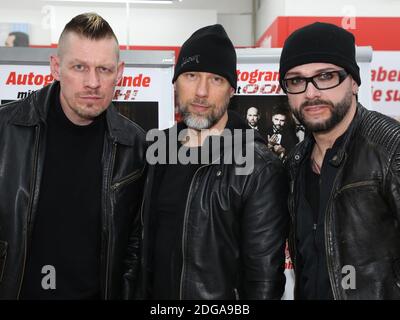 Deutsche Rockband OOMPH! Stockfoto