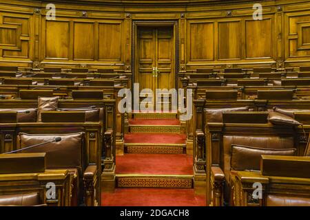 Abgeordnetenkammer, Legislativpalast, Uruguay Stockfoto