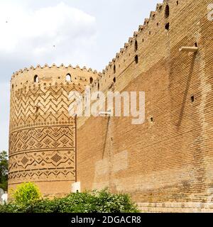 Im iran Das alte Schloss Stockfoto