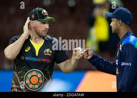 Sydney, Australien. Dezember 2020. Aaron Finch aus Australien beim 3. Dettol ODI T20I Series Match zwischen Australien und Indien am 8. Dezember 2020 auf dem Sydney Cricket Ground, Sydney, Australien. Foto von Peter Dovgan. Nur redaktionelle Verwendung, Lizenz für kommerzielle Nutzung erforderlich. Keine Verwendung bei Wetten, Spielen oder Veröffentlichungen einzelner Vereine/Vereine/Spieler. Kredit: UK Sports Pics Ltd/Alamy Live Nachrichten Stockfoto