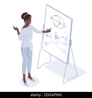 Publikum im Vortragsworkshop Stock Vektor