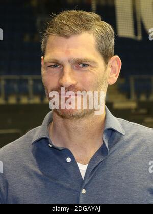 Ehemaliger deutscher Handballtorwart Henning Fritz Stockfoto