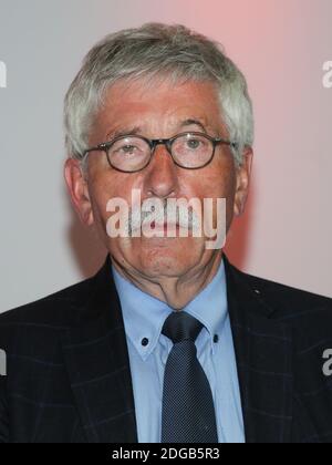 Autor und ehemaliger Politiker Thilo Sarrazin am 29.04.19 in Magdeburg Stockfoto