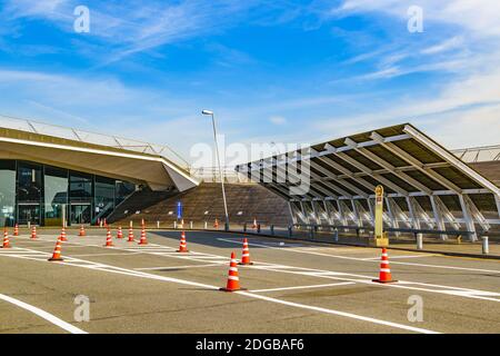 Außenansicht Des Internationalen Passagierterminals Yokohama Stockfoto