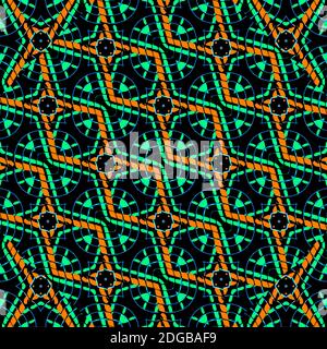 Bunte Moderne Geometrische Nahtloses Muster Stockfoto