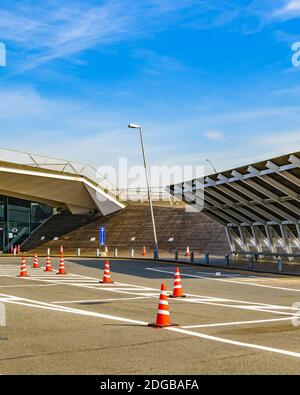 Außenansicht Des Internationalen Passagierterminals Yokohama Stockfoto