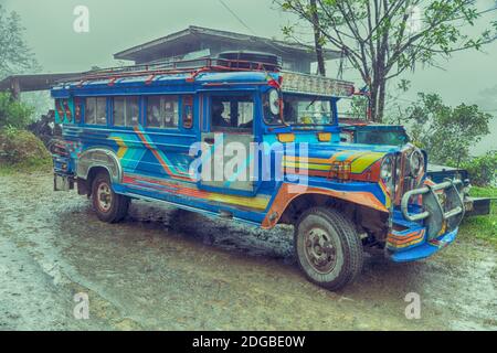 In asien philipphines der typische Bus Stockfoto