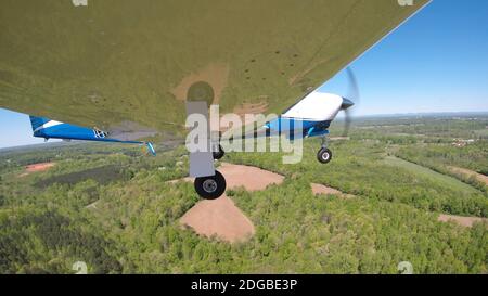 General Aviation Flugzeuge auf EINEM normalen Flug Stockfoto