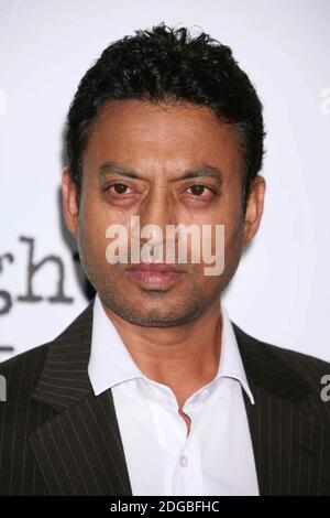 Irrfan Khan nimmt am 13. Juni 2007 an der Premiere von 'A Mighty Heart' im Ziegfeld Theater in New York Teil. Foto: Henry McGee/MediaPunch Stockfoto