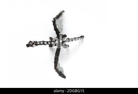 Drachen aus dem Kunststoff-Draht von 3d-Stift Stockfoto