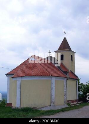 Römisch-katholische Kapelle der Hl. Margarete, Berg Somló (431 m), Ungarn, Magyarország, Europa Stockfoto