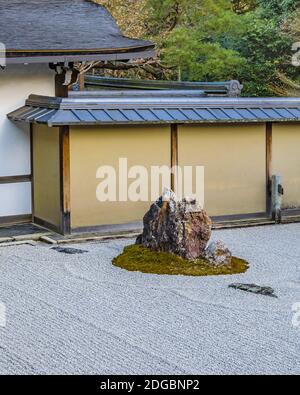 Ryoanji Buddhistischer Tempel, Kyoto, Japan Stockfoto