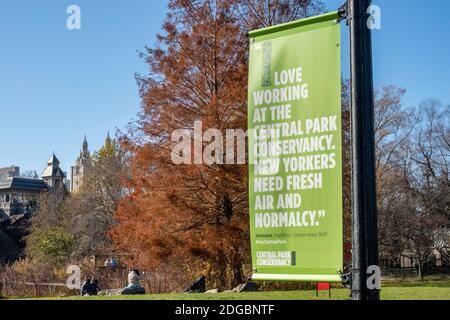 Central Park ist eine öffentliche Oase in New York City, USA Stockfoto