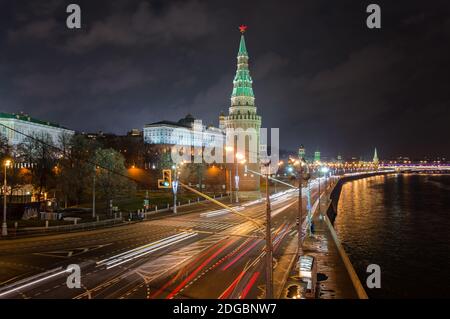 Moskauer Kremlmauern Stockfoto