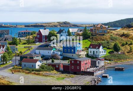 Stadt Trinity, Neufundland und Labrador, Kanada Stockfoto