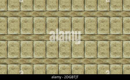 Braun beige Reihe von gestapelten Steinen solide verwitterte Basis Muster Stockfoto