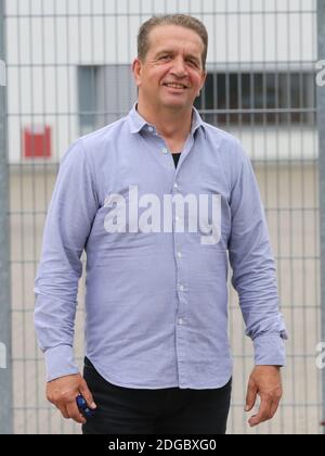 Ehemaliger Fußballtrainer Andreas Petersen Stockfoto