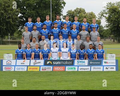 Teambild 1.FC Magdeburg DFB 3.Liga Saison 2019-20 Stockfoto