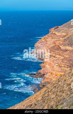 Klippe am Kalbarri Nationalpark in Australien Stockfoto