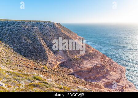 Klippe am Kalbarri Nationalpark in Australien Stockfoto