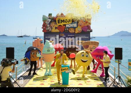 TJ Miller bei der Emoji Movie Fotocall am Carlton Beach in Cannes, Frankreich am 16. Mai 2017. Foto von Aurore Marechal/ABACAPRESS.COM Stockfoto