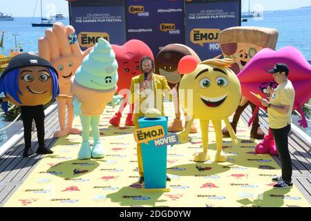 TJ Miller bei der Emoji Movie Fotocall am Carlton Beach in Cannes, Frankreich am 16. Mai 2017. Foto von Aurore Marechal/ABACAPRESS.COM Stockfoto