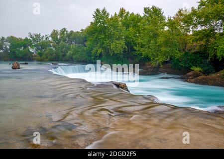 Blick auf die Wasserfälle von Manavgat in der Türkei Stockfoto
