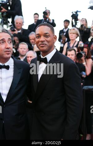 Jurymitglied will Smith bei der Vorstellung und Eröffnungszeremonie von Les Fantomes d’Ismael im Palais des Festivals in Cannes, Frankreich, am 17. Mai 2017 im Rahmen des 70. Filmfestivals von Cannes. Foto von David Boyer/ABACAPRESS.COM Stockfoto