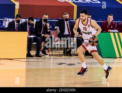 Kostas Papanikolaou von Olympiacos Piräus während der Turkish Airlines EuroLeague Basketballspiel zwischen FC Barcelona und Oly / LM Stockfoto