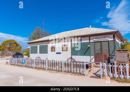 Alte Telegrafenstation am Hamelin Pool in Australien Stockfoto