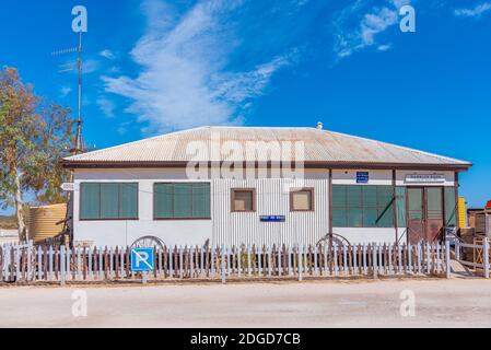 Alte Telegrafenstation am Hamelin Pool in Australien Stockfoto